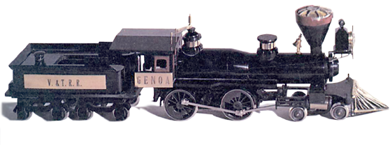 Jade train engine & tender